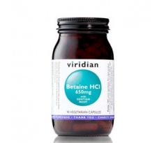 VIRIDIAN nutrition Betaine HCl 90 kapslí