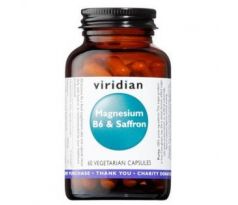 VIRIDIAN nutrition Magnesium B6 & Saffron 60 kapslí