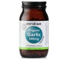 VIRIDIAN nutrition Organic Garlic 500mg 90 kapslí