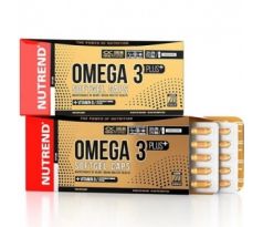 Nutrend Omega 3 Plus Softgel Caps 120kapslí