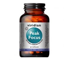 VIRIDIAN nutrition Organic Peak Focus  60 kapslí