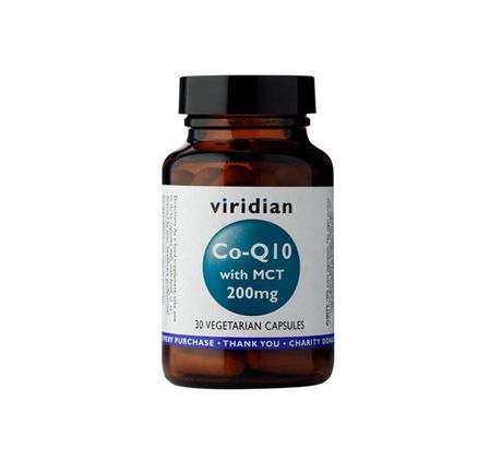 VIRIDIAN nutrition Co-enzym Q10 with MCT 200mg  30 kapslí