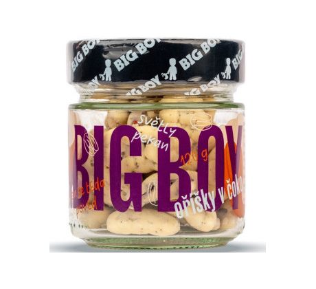 BigBoy Big Boy Pekan v bio bílé čokoládě 120 g