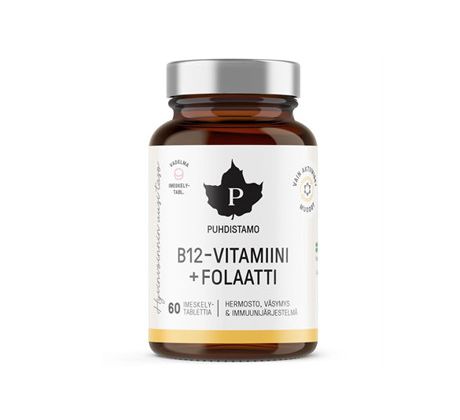 Puhdistamo Vitamin B12 Folate 60 tablet