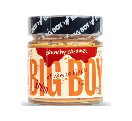 BigBoy Big Boy Crunchy Caramel - Arašídový krém se slaným karamelem a rýžovými křupavými kuličkami  200 g