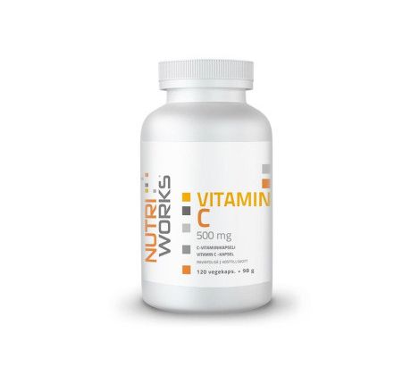 NutriWorks Vitamin C 500mg  120 kapslí