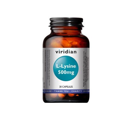 VIRIDIAN nutrition L-Lysine 30 kapslí