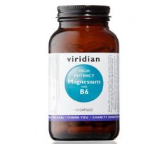 VIRIDIAN nutrition High Potency Magnesium with B6 120 kapslí