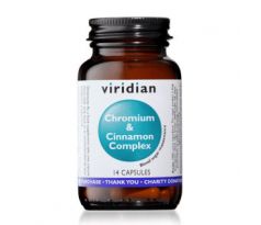 VIRIDIAN nutrition Chromium & Cinamon Complex 14 kapslí
