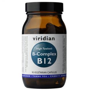 VIRIDIAN nutrition B-Complex B12 High Twelwe® 90kapslí