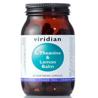VIRIDIAN nutrition L-Theanine & Lemon Balm 90 kapslí