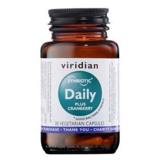 VIRIDIAN nutrition Synbiotic Daily + Cranberry 30 kapslí