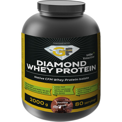 GF nutrition DIAMOND Whey Protein 2000 g chocolate/nougat