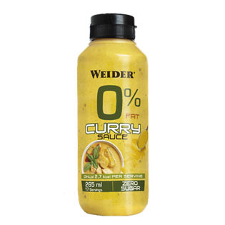 Weider 0% Fat Curry omáčka 265 ml