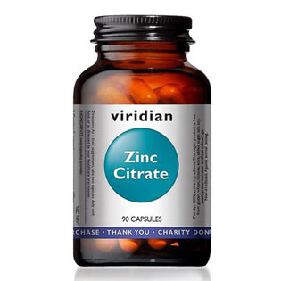 VIRIDIAN nutrition Zinc Citrate 90 kapslí