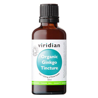 VIRIDIAN nutrition Organic Ginkgo Biloba Tincture 50 ml
