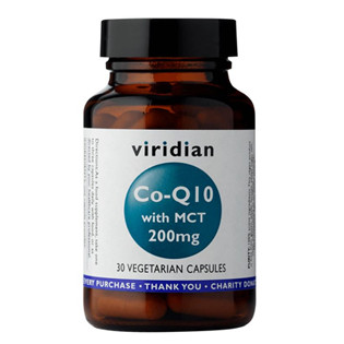 VIRIDIAN nutrition Co-enzym Q10 with MCT 200mg 30 kapslí