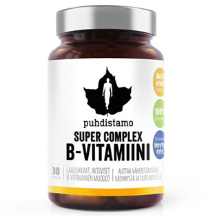Puhdistamo Super Vitamin B Complex 30 kapslí
