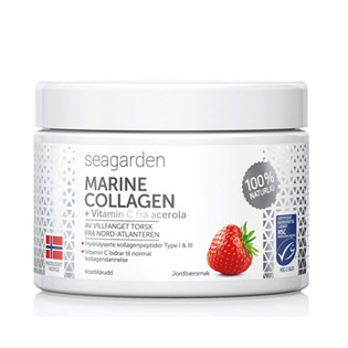 Seagarden Marine Collagen + Vitamin C 150 g jahoda