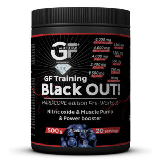 GF nutrition GF Training Black OUT - 500 g blueberry