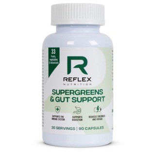 Reflex Nutrition Supergreens & Gut Support 90 kapslí