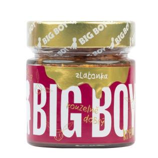 BigBoy Zlatonka - Sladký lískový krém s kousky křupavých oříšků a kakaem 220 g