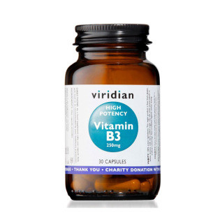 VIRIDIAN nutrition High Potency Vitamin B3 250mg 30 kapslí