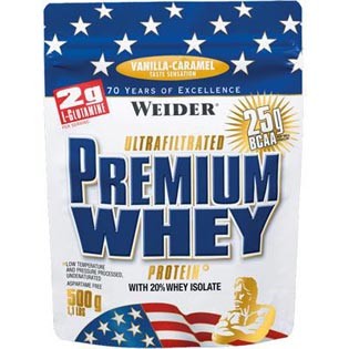 Weider Premium Whey Protein 500g jahoda-vanilka