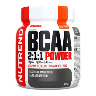 Nutrend BCAA 2:1:1 Powder 400 g modrá malina