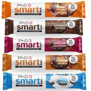 PhD Nutrition Smart Bar 64g salted fudge brownie