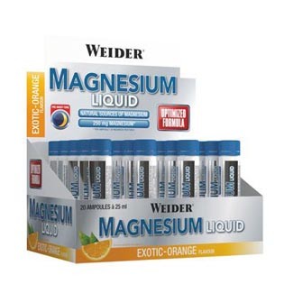 Weider Magnesium Liquid 20x 25ml. pomeranč