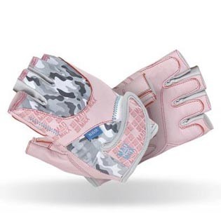 MadMax Fitness rukavice No Matter 931 - růžové velikost "L"
