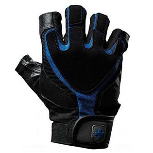 Harbinger Fitness rukavice 126 bez omotávky - černo-modré velikost "S"