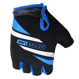 Polednik Cyklistické rukavice Active - modré velikost "XXL"