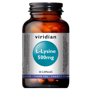 VIRIDIAN nutrition L-Lysine 30 kapslí