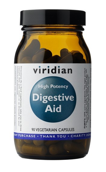 VIRIDIAN nutrition High Potency Digestive Aid 90 kapslí