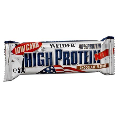 Weider High Protein Low Carb Bar 50g oříšek-karamel