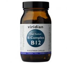 VIRIDIAN nutrition B-Complex B12 High Twelwe® 90kapslí