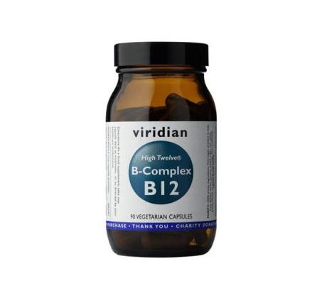 VIRIDIAN nutrition B-Complex B12 High Twelwe® 90kapslí