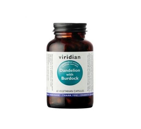 VIRIDIAN nutrition Dandelion with Burdock 60 kapslí