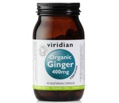 VIRIDIAN nutrition Organic Ginger 400mg 90 kapslí