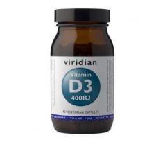 VIRIDIAN nutrition Vitamin D3 90 kapslí
