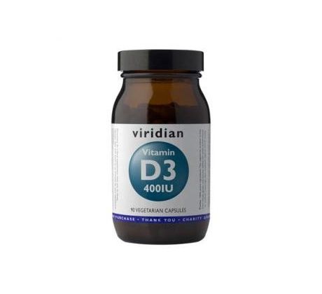 VIRIDIAN nutrition Vitamin D3 90 kapslí