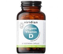 VIRIDIAN nutrition Organic Vitamin D 60 kapslí