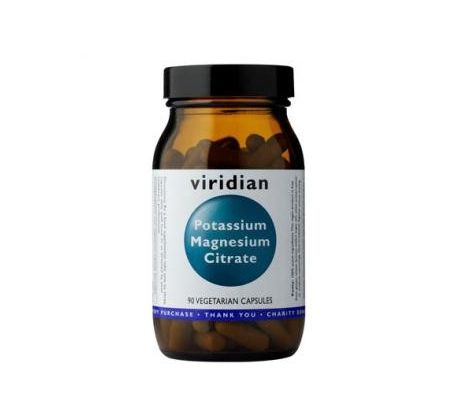 VIRIDIAN nutrition Potassium Magnesium Citrate 90 kapslí