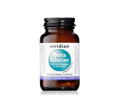 VIRIDIAN nutrition Beta Glucan 30 kapslí