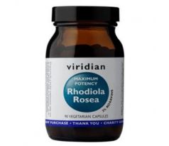 VIRIDIAN nutrition Rhodiola Rosea Maximum potency 90 kapslí