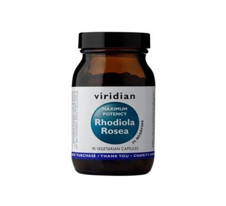 VIRIDIAN nutrition Rhodiola Rosea Maximum potency 90 kapslí