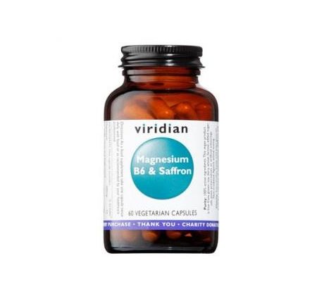 VIRIDIAN nutrition Magnesium B6 & Saffron 60 kapslí