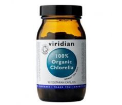 VIRIDIAN nutrition 100% Organic Chlorella 90 kapslí